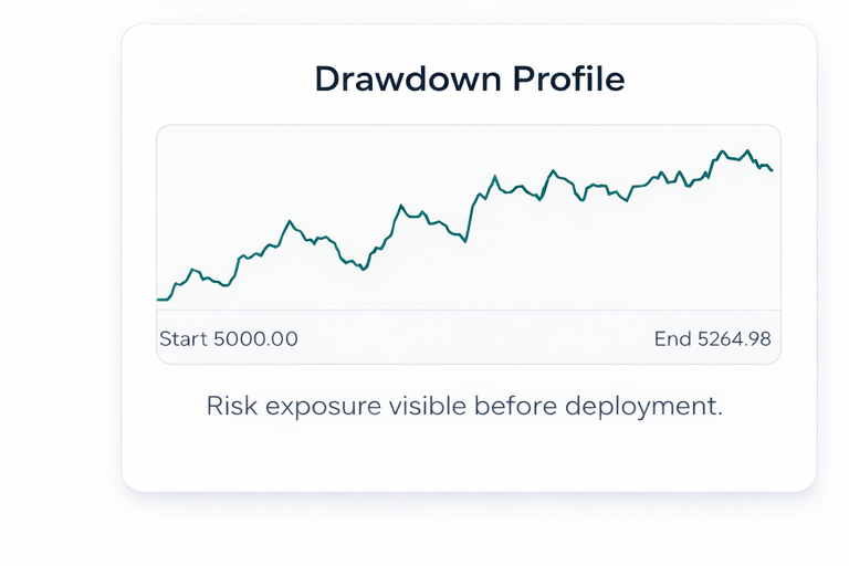 Drawdown profile validation snapshot